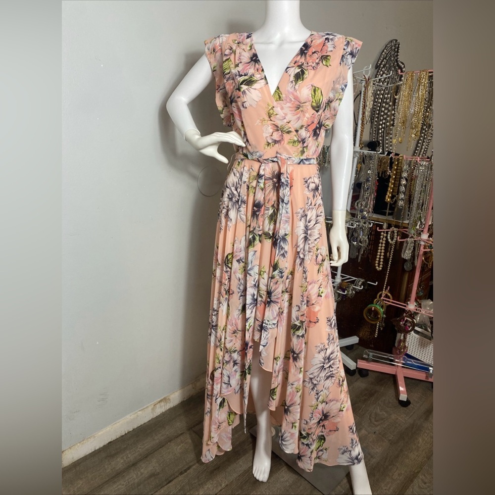 Eliza J Women's High Low Surplus Dress Size 8